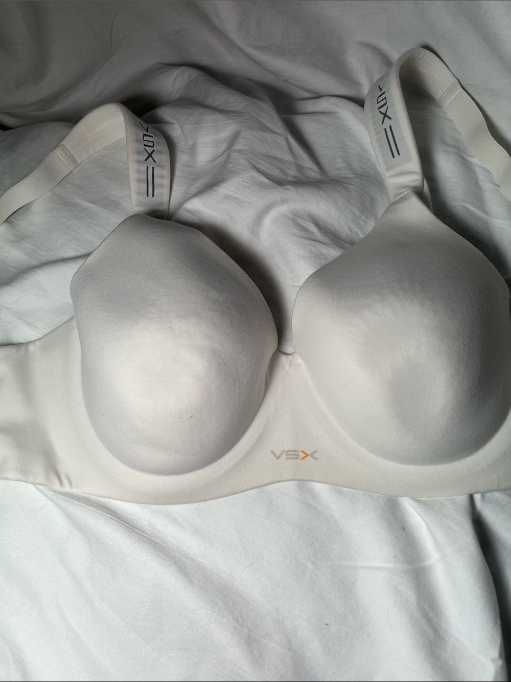 Victoria’s Secret VSX Sport White Padded Sports Bra 38B